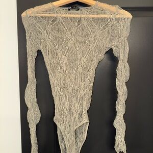 Zara Lace Bodysuit size SMALL